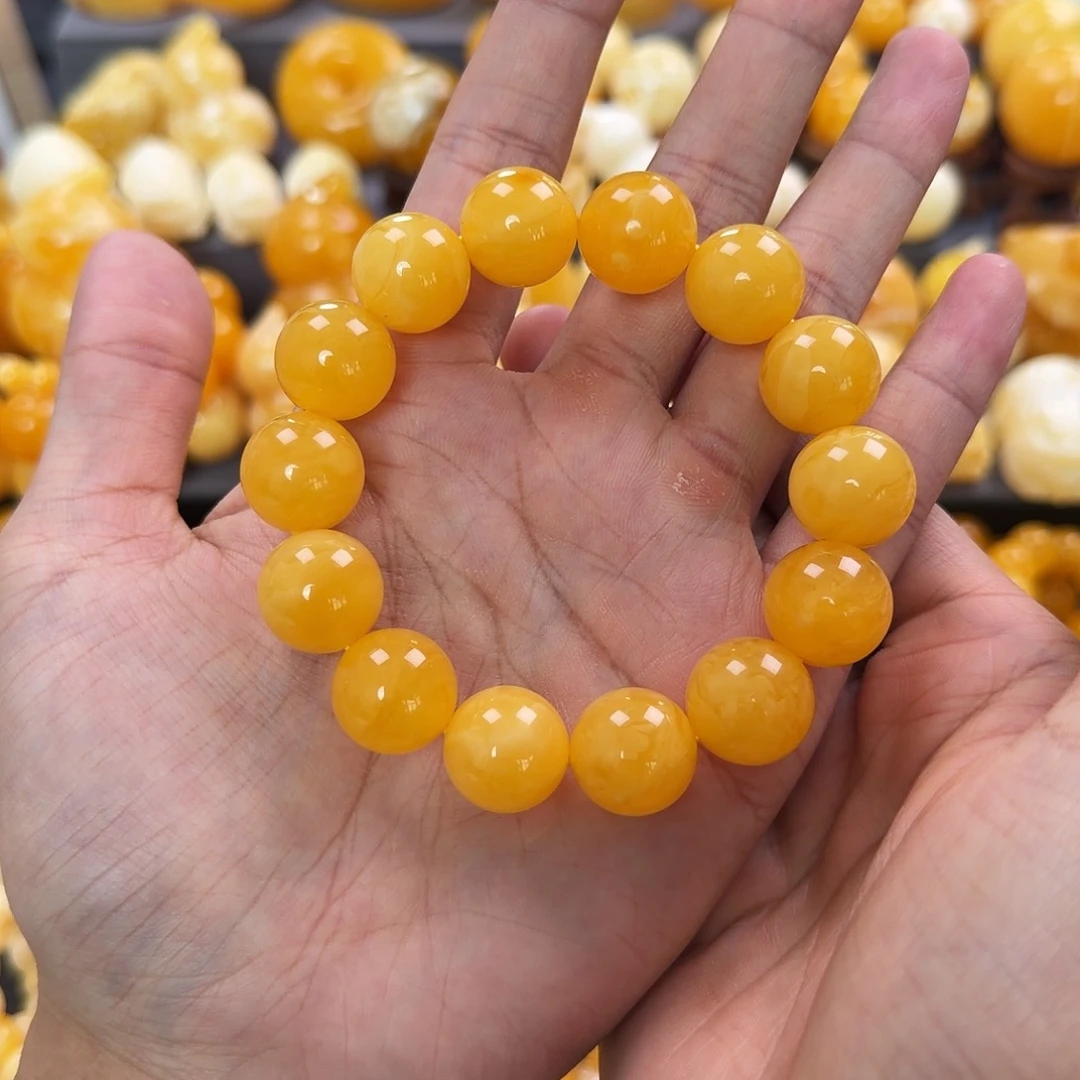 琥珀未镶嵌珠宝奇石15mm