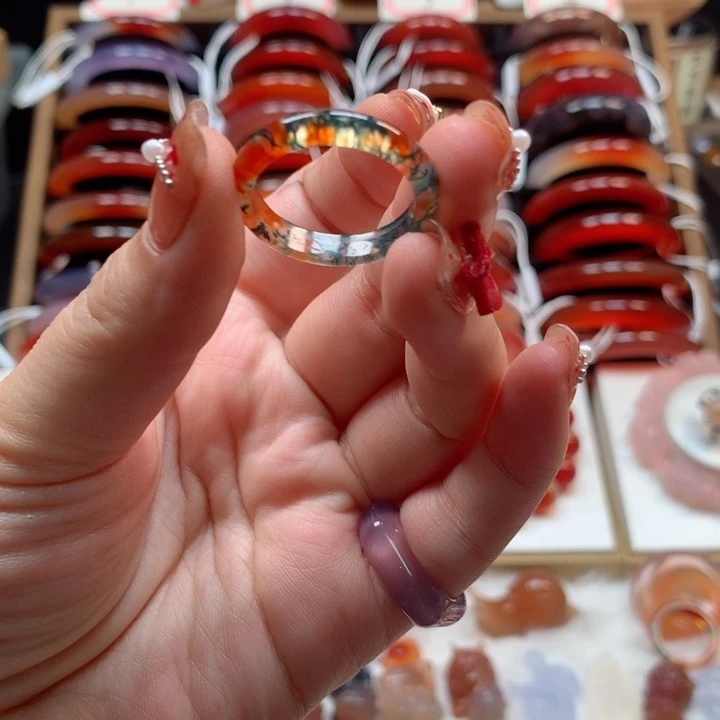 玛瑙/玉髓手串未镶嵌陆*.