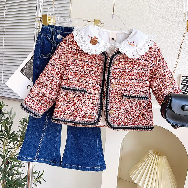 复古圆领小香风外套女秋季新款法式高级感气质名媛上衣GQ116