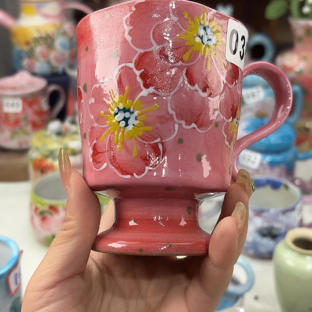 景德镇手绘高温釉下彩陶瓷茶具