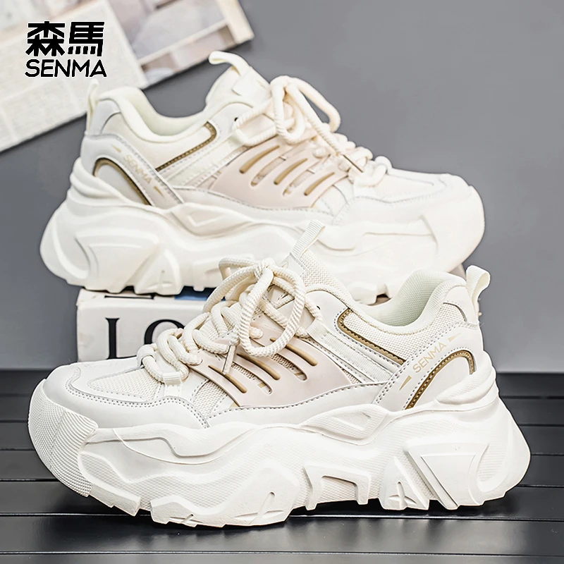 森马男鞋秋季时尚百搭青少年运动潮鞋潮流厚底男士休闲老爹鞋男款