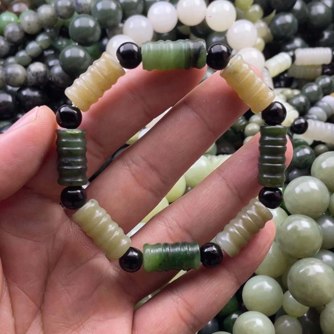 和田玉手串未镶嵌