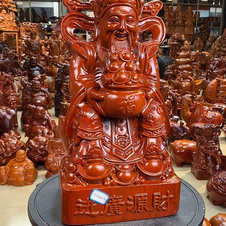 花梨木类用****8小巴花梨木财爷50