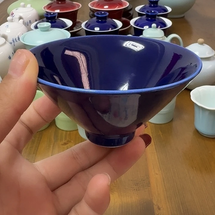 摆件景德镇高温陶瓷杯子微瑕