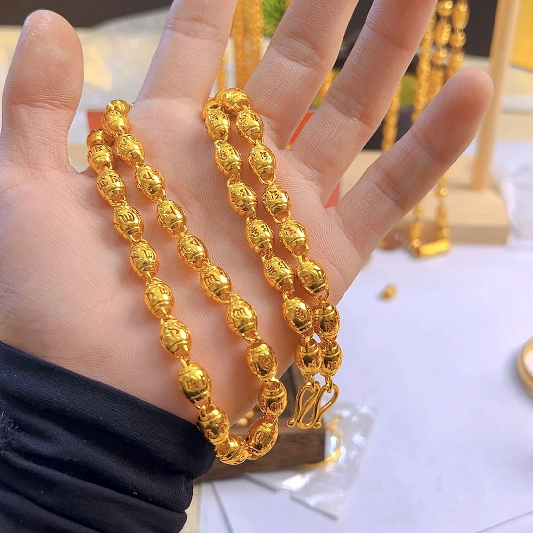 铜合金无卡8的六字真言橄榄