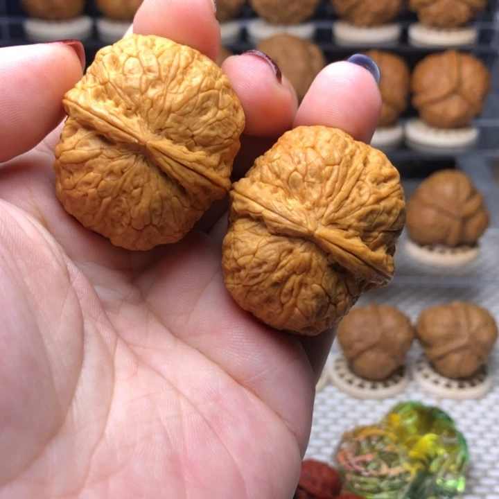 把件文玩核桃2金馒头38尺