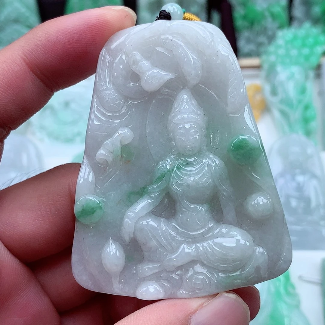 翡翠未镶嵌颈饰翡翠吊坠