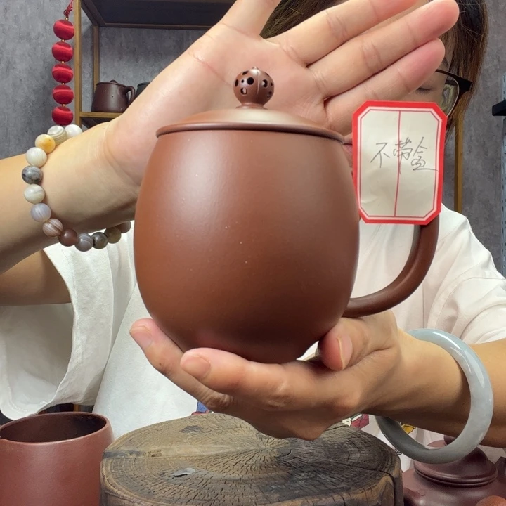 茶杯紫砂原矿紫砂杯350毫升