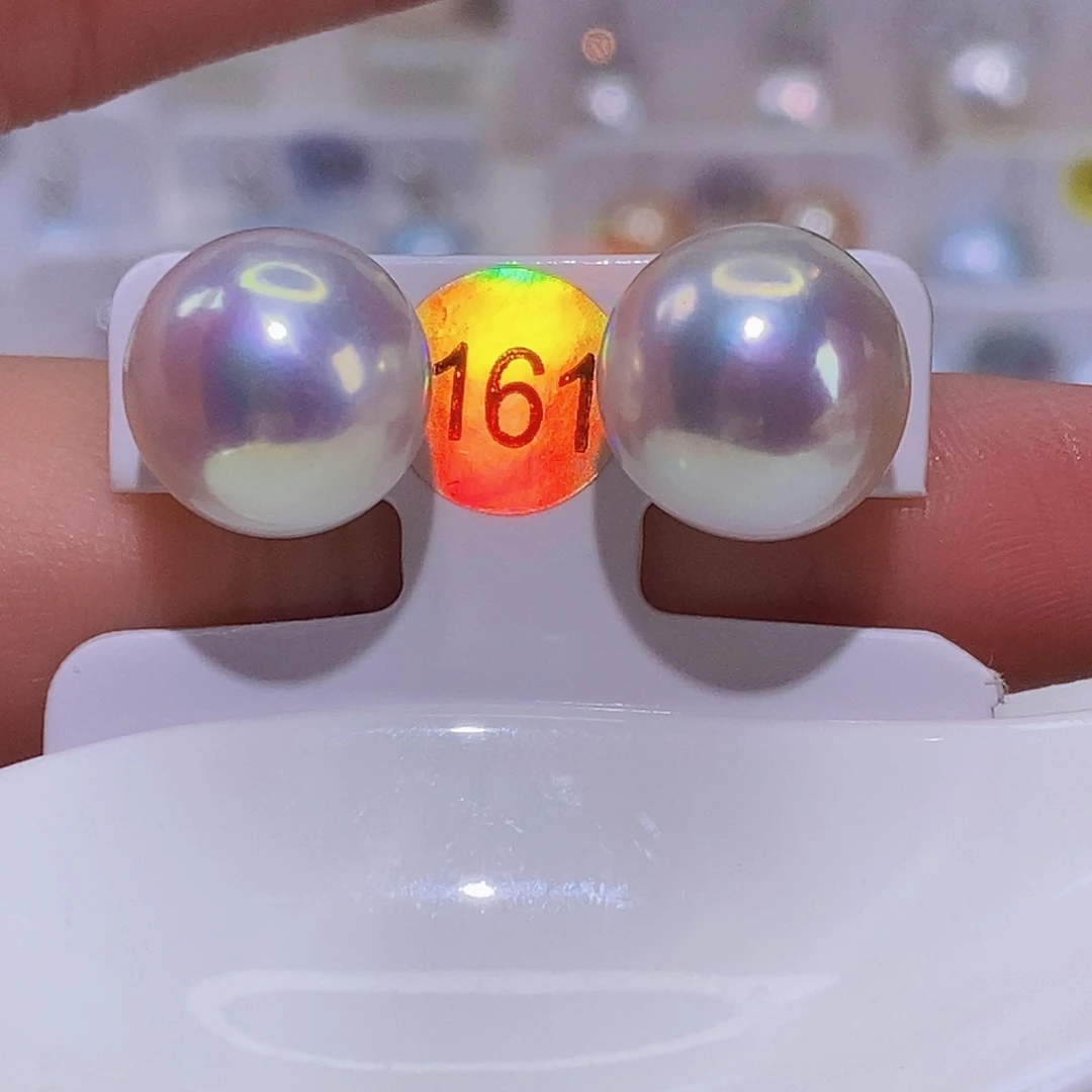 淡水珍珠耳饰银S925镶嵌彦**一