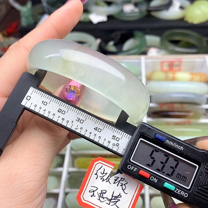 蛇纹石玉手镯未镶嵌717