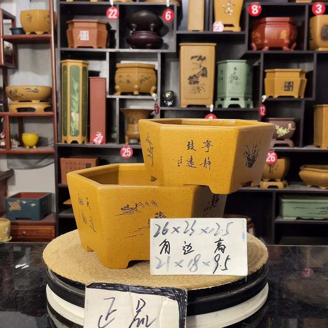D-盆尚好紫砂花盆