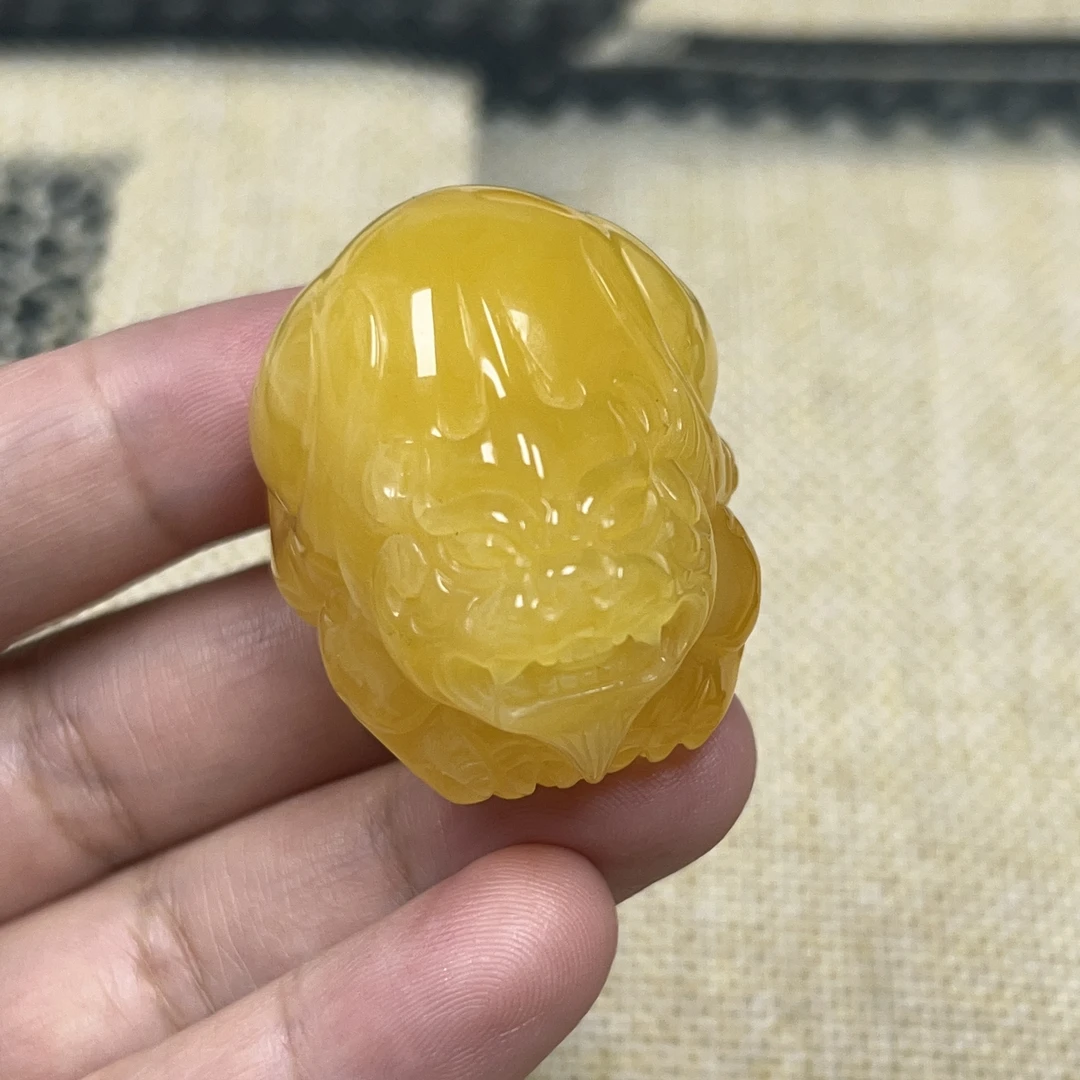 天然原矿无优化无烤色无补胶无煮蜜无辐照蜜蜡吊坠（1129）