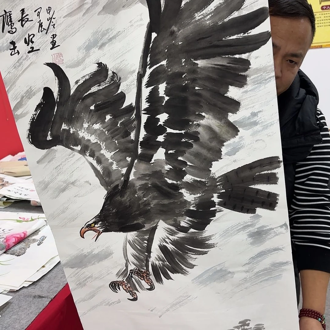 国画国画作品多次入选国内外