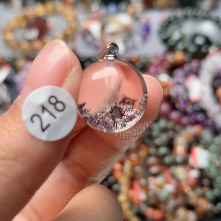 水晶吊坠(不含链)未镶嵌