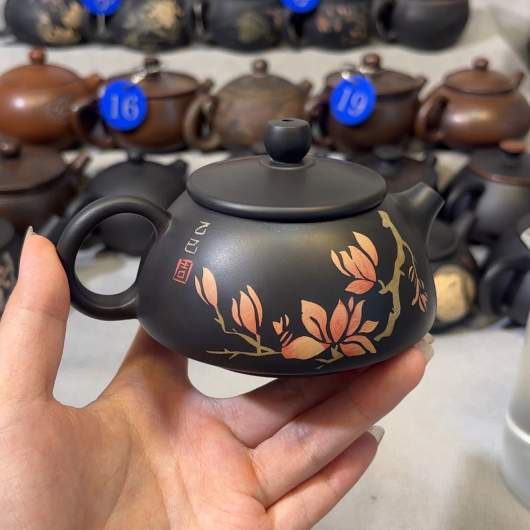 【闪购商品】红泥 刻填壶 容量 160c c