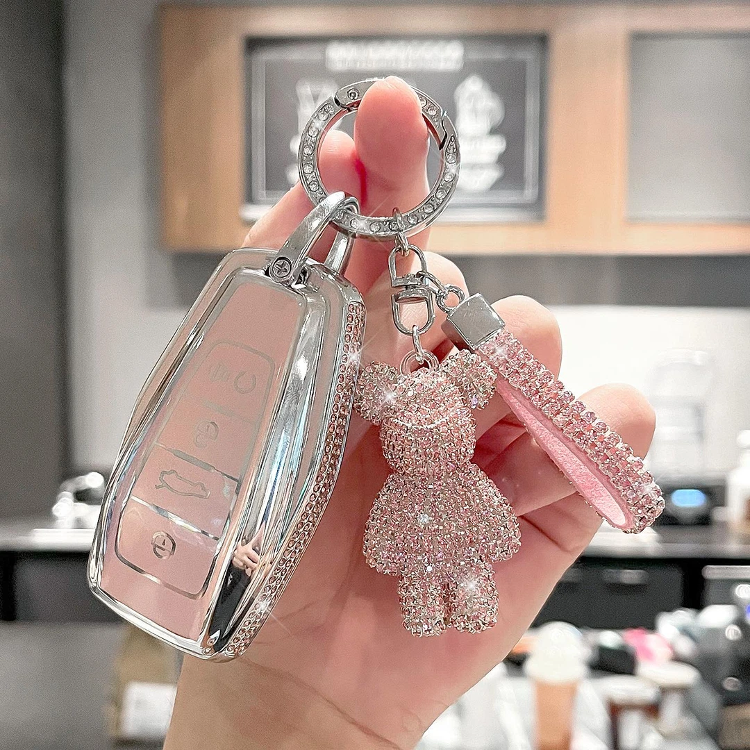 适用吉利钥匙套博越L帝豪GS星越缤瑞星瑞车几何E远景高档汽车扣壳