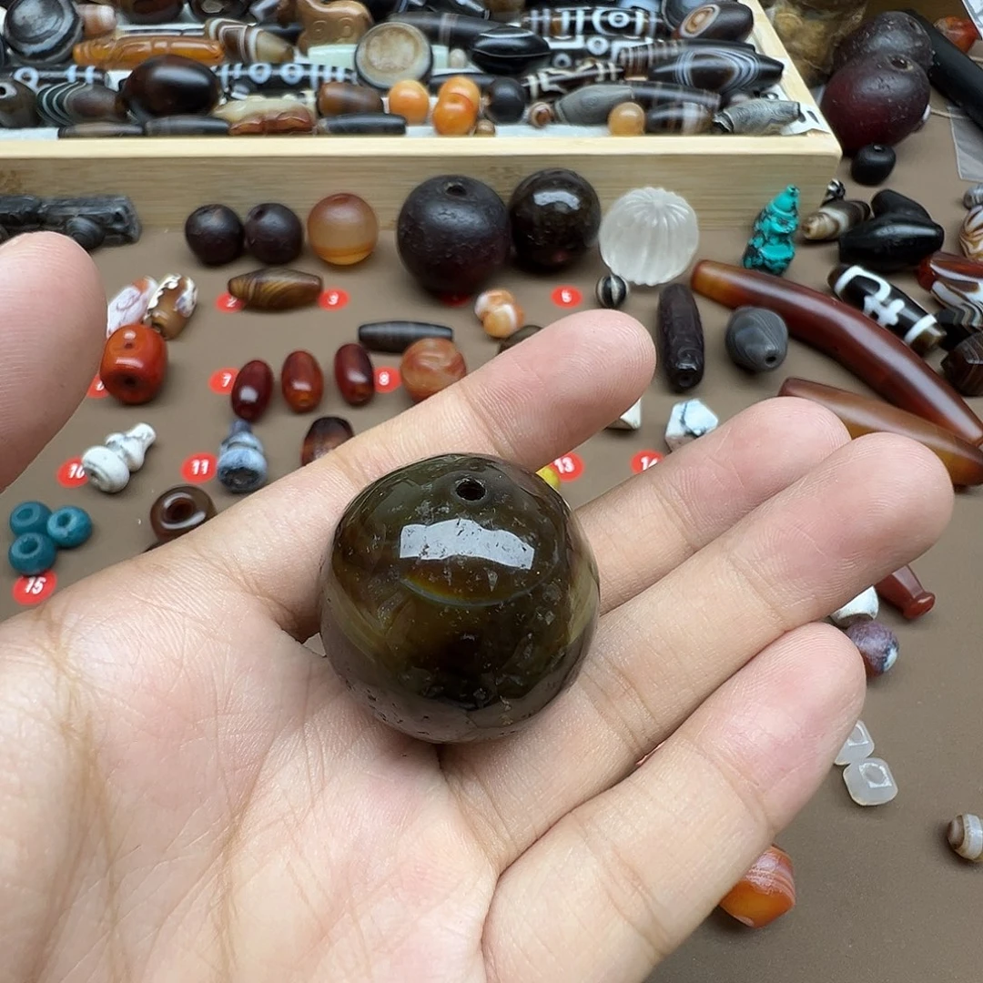 4****玛瑙/玉髓合金珠宝半成品