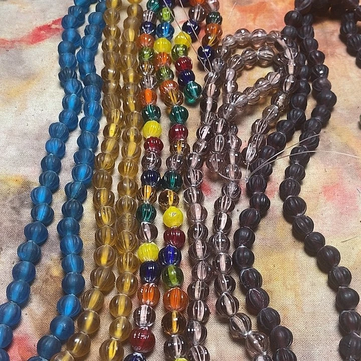 玻璃颈饰随机一条颜色可选009