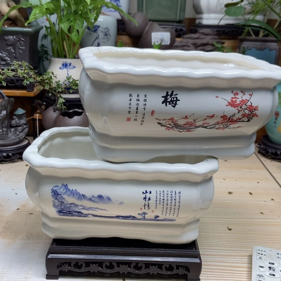 瓷片陶瓷花盆陶瓷艺术