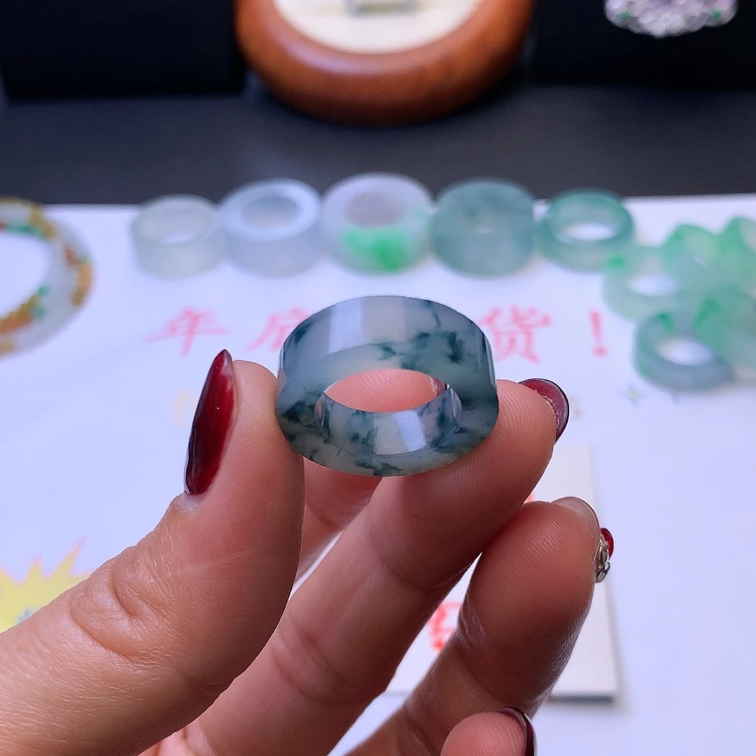 定制翡翠未镶嵌翡翠戒指10/13