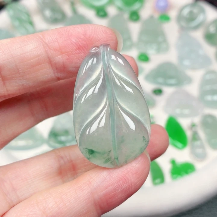 颈饰未镶嵌翡翠缅甸天然A货翡翠