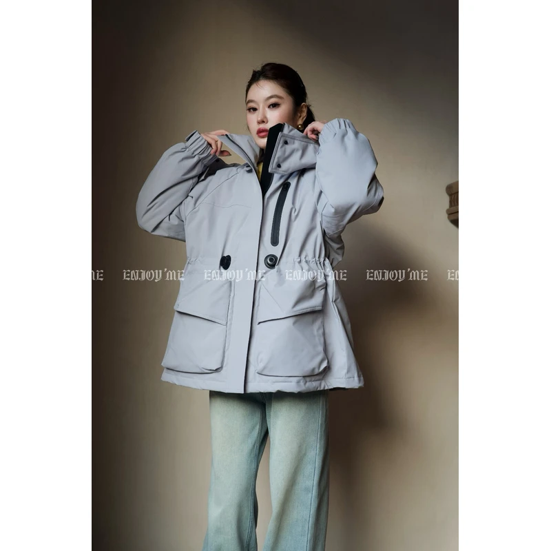 【门店同款】ENJOY冬季轻户外彩色收腰冲锋衣160347206