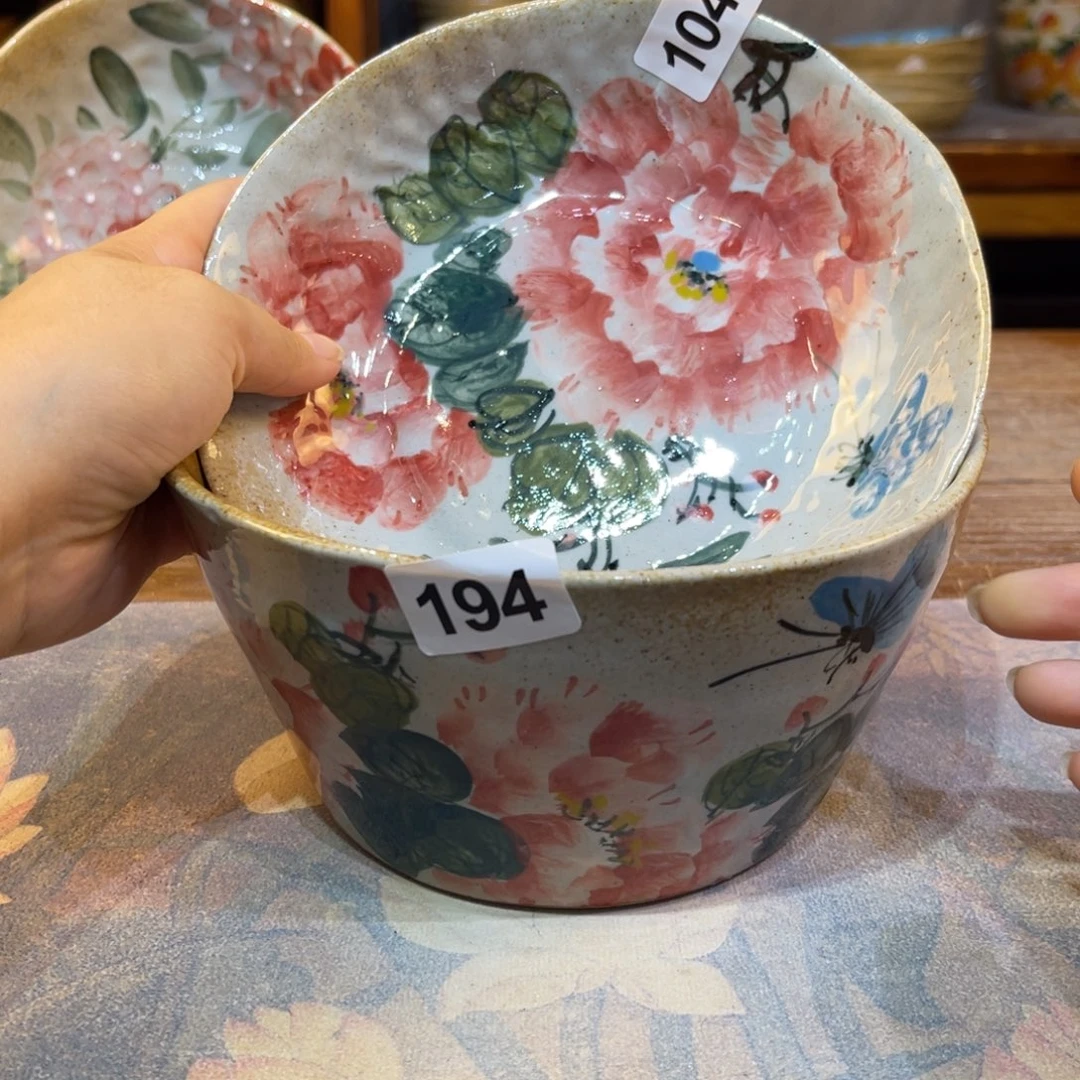 小***绘瓷片景德镇手工制作