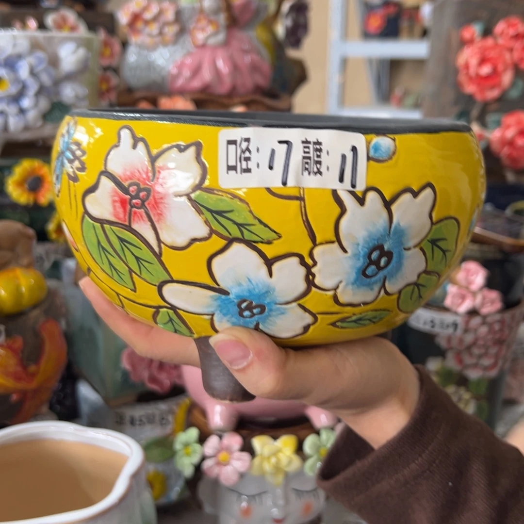 多肉花盆，满20发货爱退款拉黑