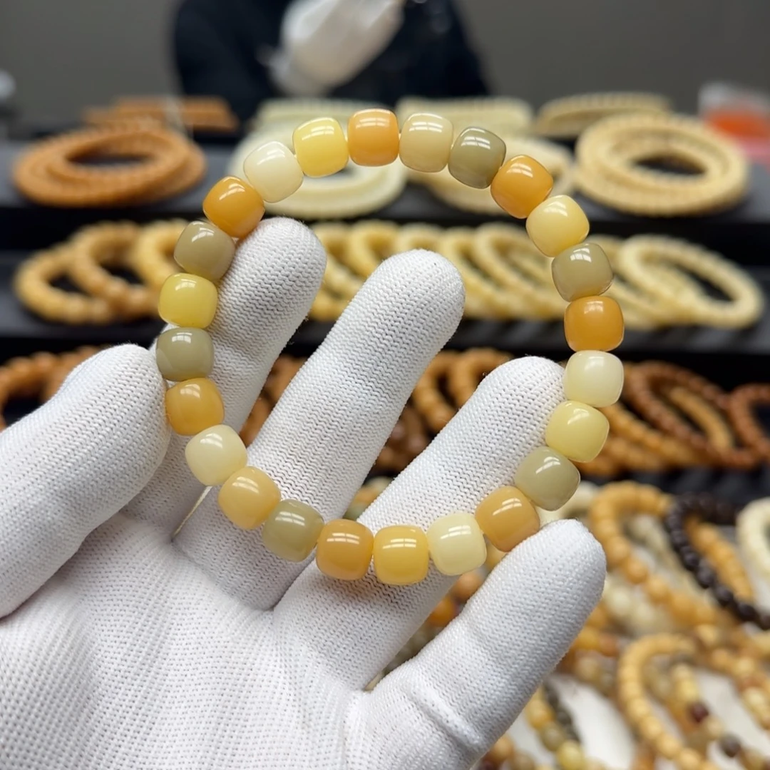 手串菩提根/象牙果9×10 5年 鬼工