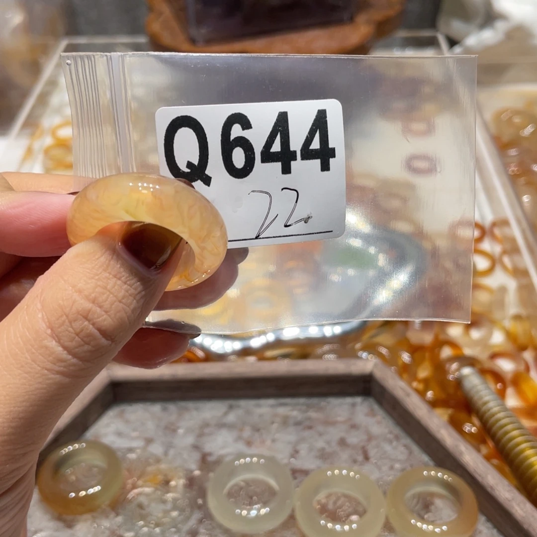 玛瑙/玉髓未镶嵌戒指644
