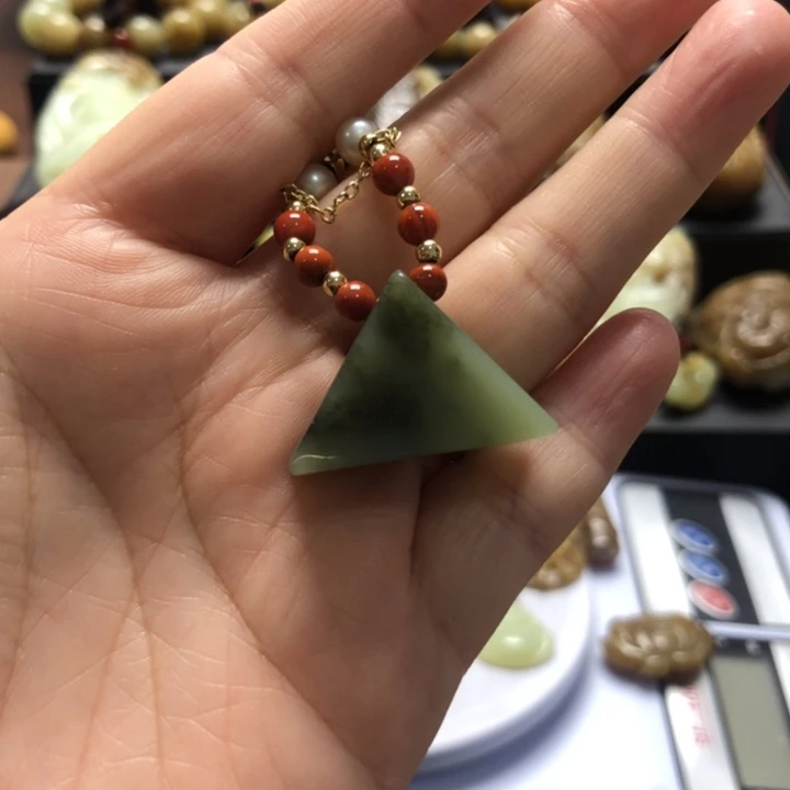 岫岩老玉（透闪石质玉）未镶嵌吊坠6****+