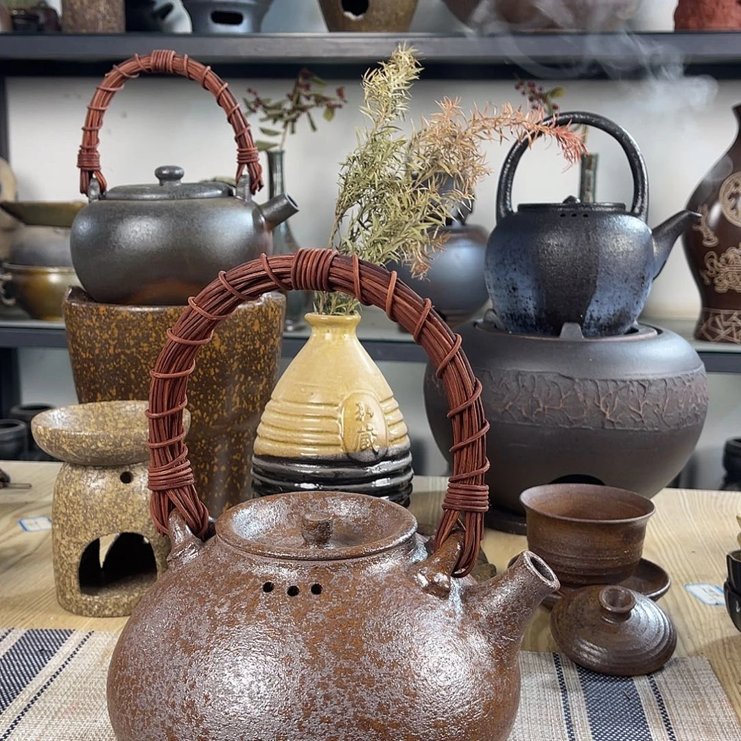 紫砂粗陶实用砂锅