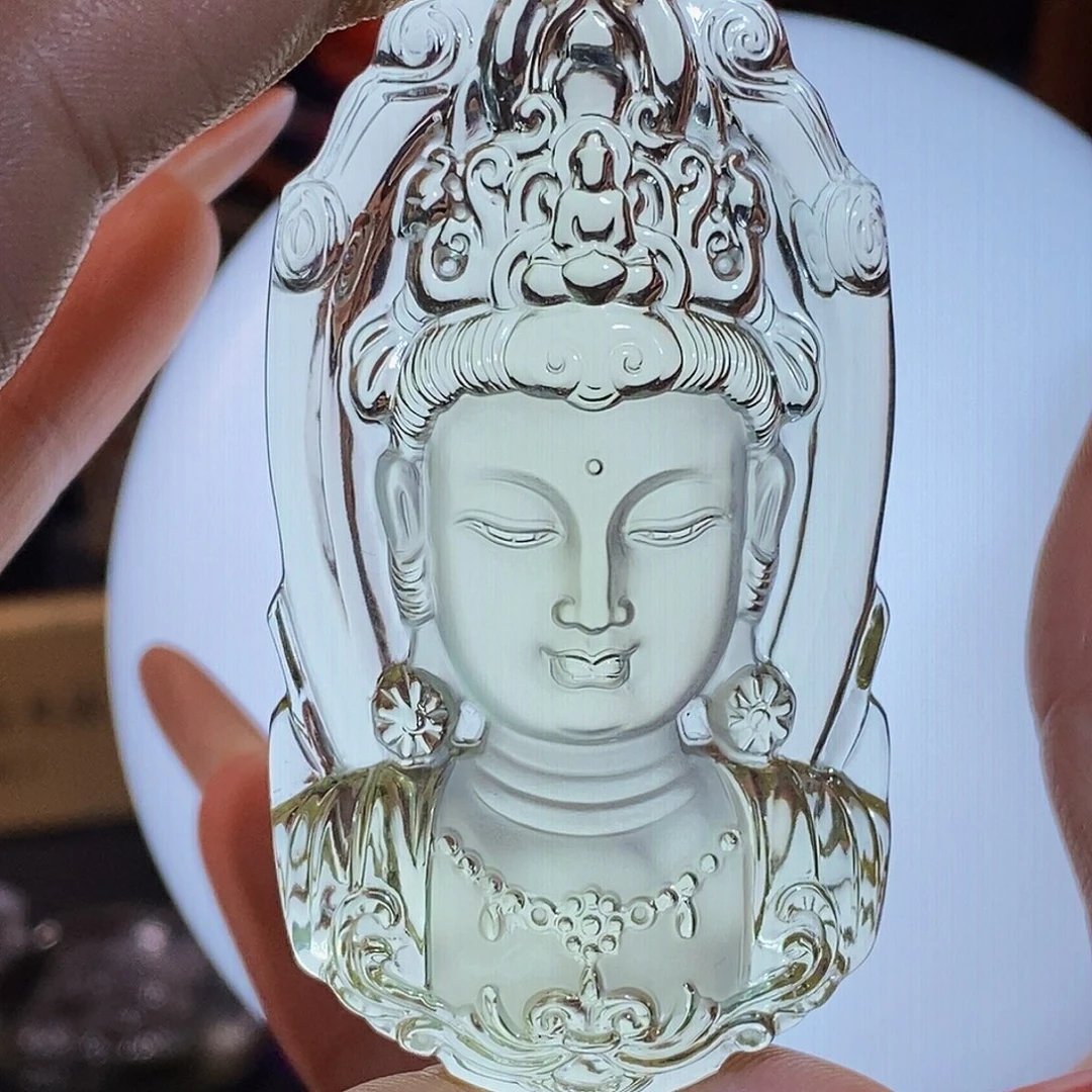 终***龙颈饰水晶未镶嵌吊坠