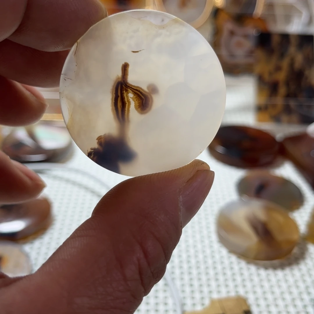 玛瑙/玉髓未镶嵌吊坠(不含链)