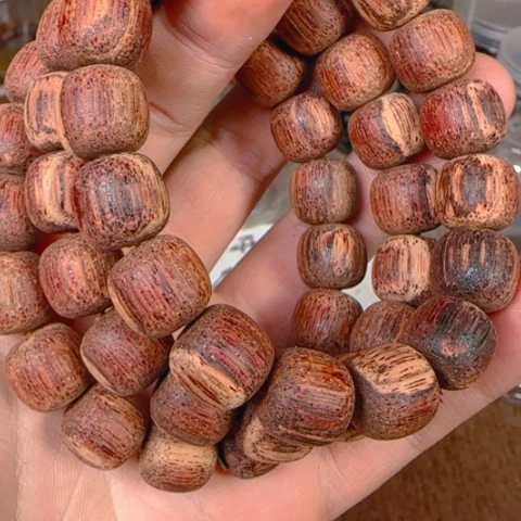 藤类13 老型白油结晶降真香虫蛀