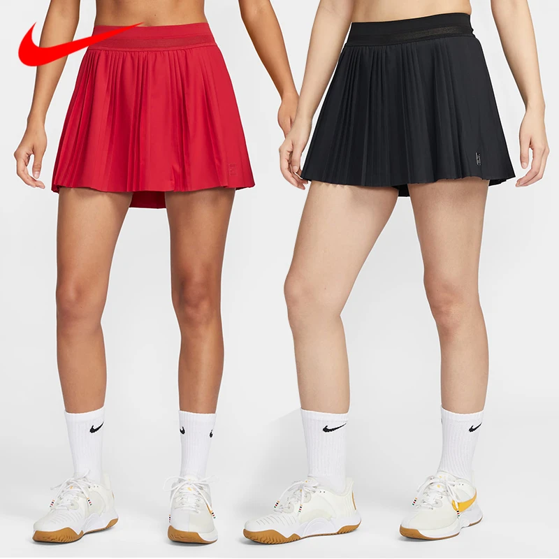 Nike耐克网球服女子2025澳网郑钦文同款网球半身裙FZ6513 FZ6491