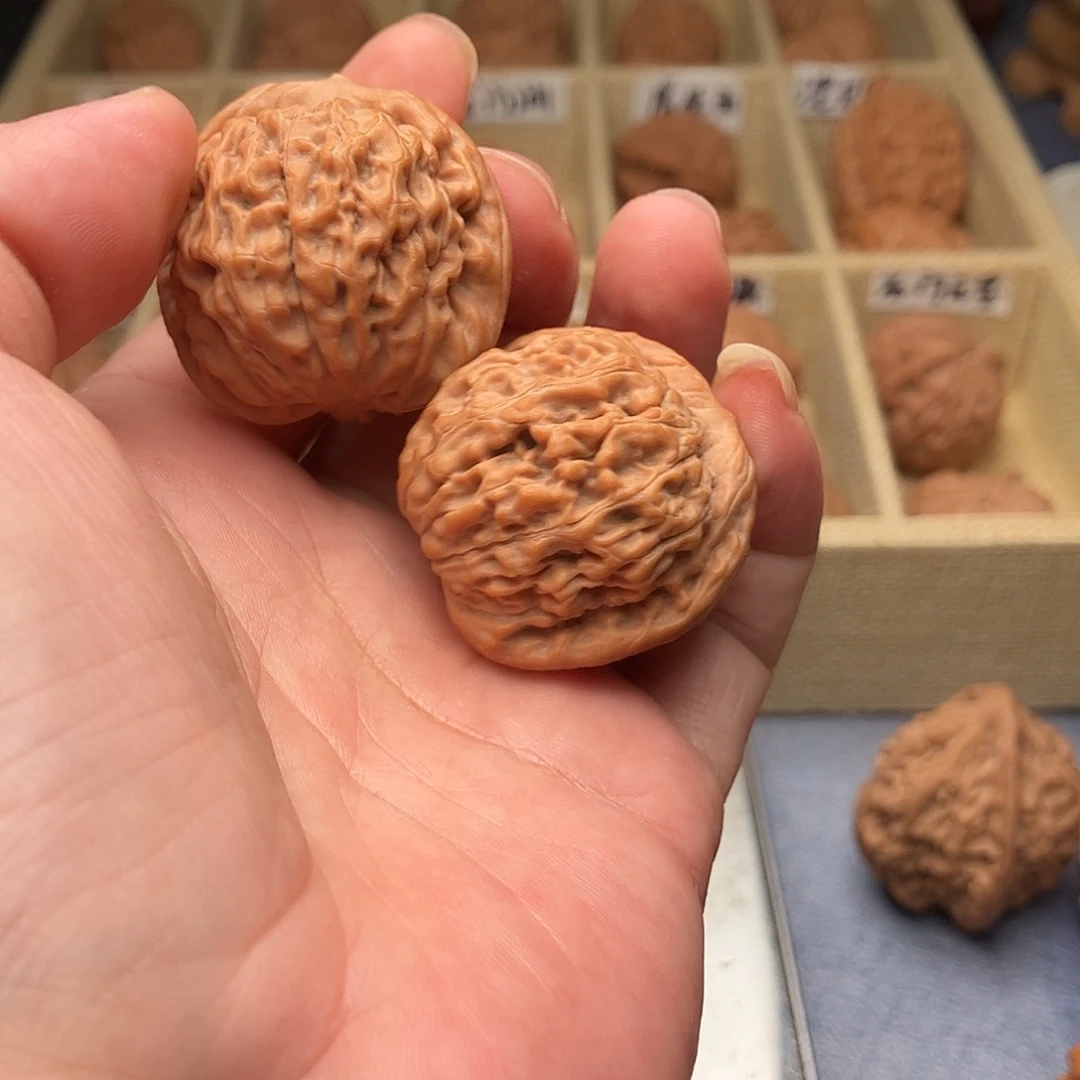 老***李把件文玩核桃莲花