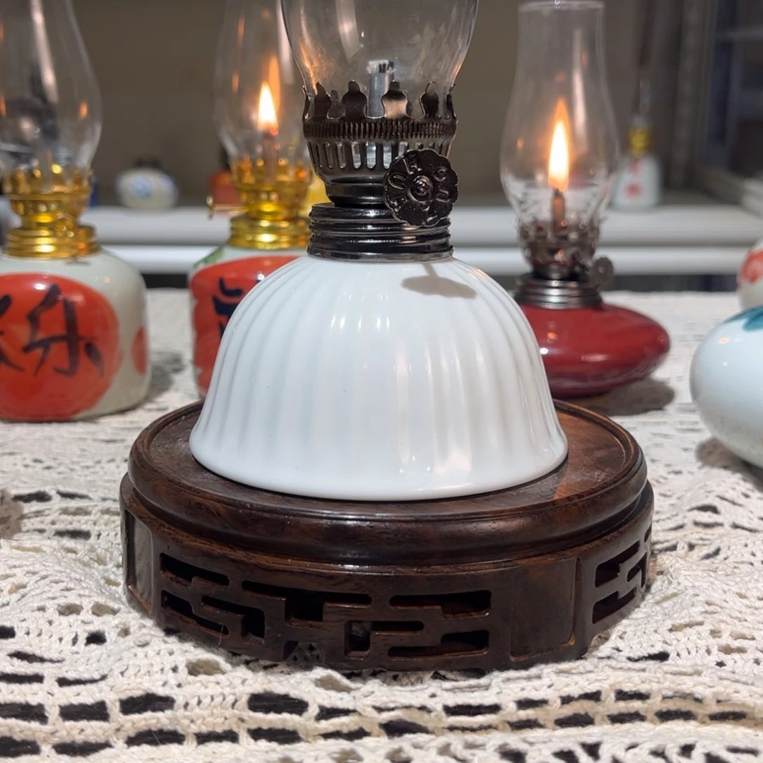 摆件景德镇陶瓷香薰灯