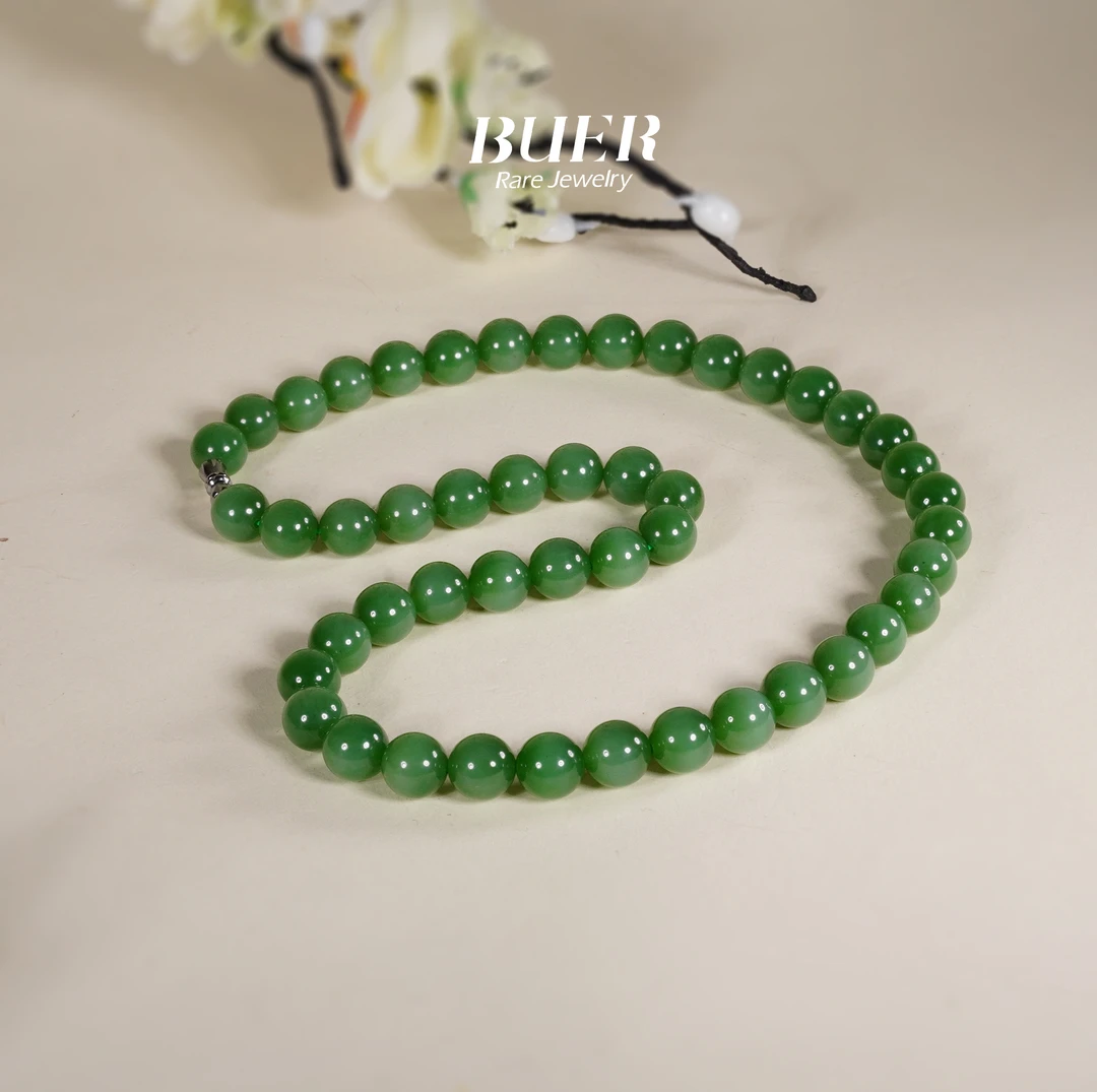 【不二】和田玉碧玉项链