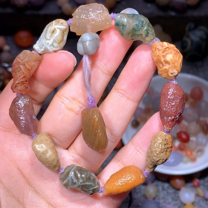 玛瑙/玉髓珠宝半成品未镶嵌