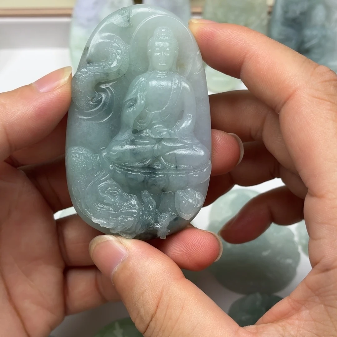 未镶嵌定制翡翠阿弥陀佛