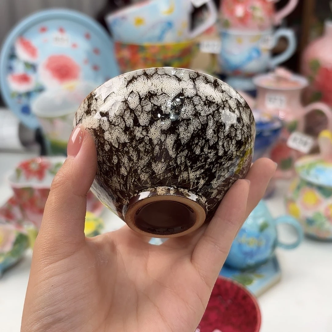 景德镇手绘高温釉下彩陶瓷茶具