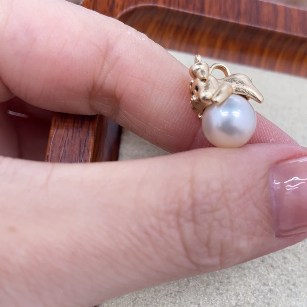 银S925镶嵌颈饰海水珍珠