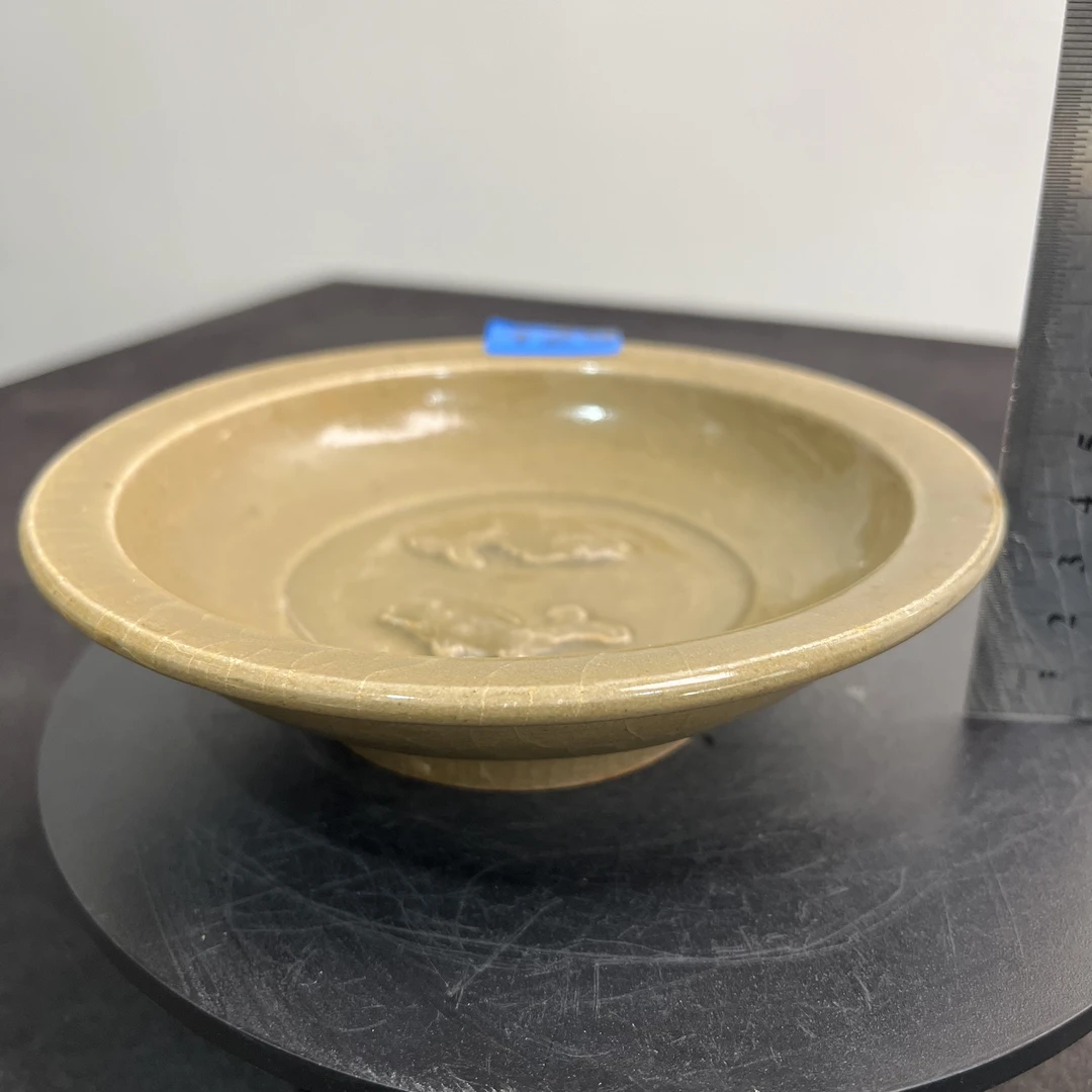 仿古瓷 仿古龙泉青瓷天青釉米黄釉茶器花器摆件独特优雅高端大气