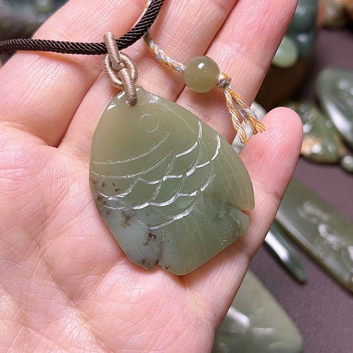 岫岩河磨玉（透闪石质玉）手绳未镶嵌