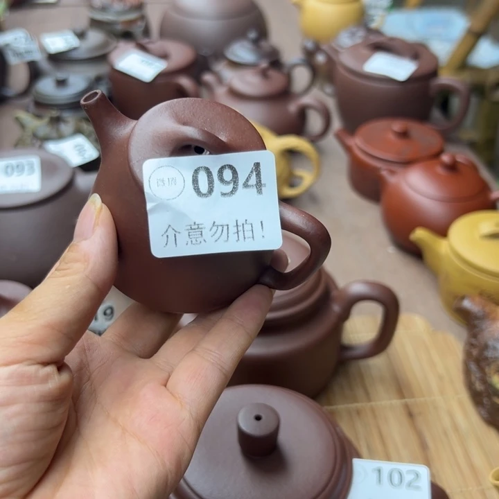 茶壶紫砂紫泥瑕疵110