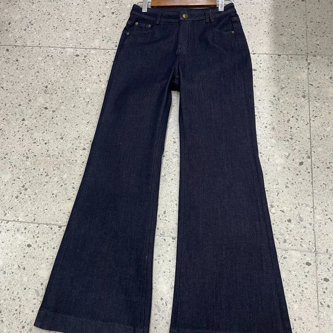 普洗微喇牛仔裤休闲裤