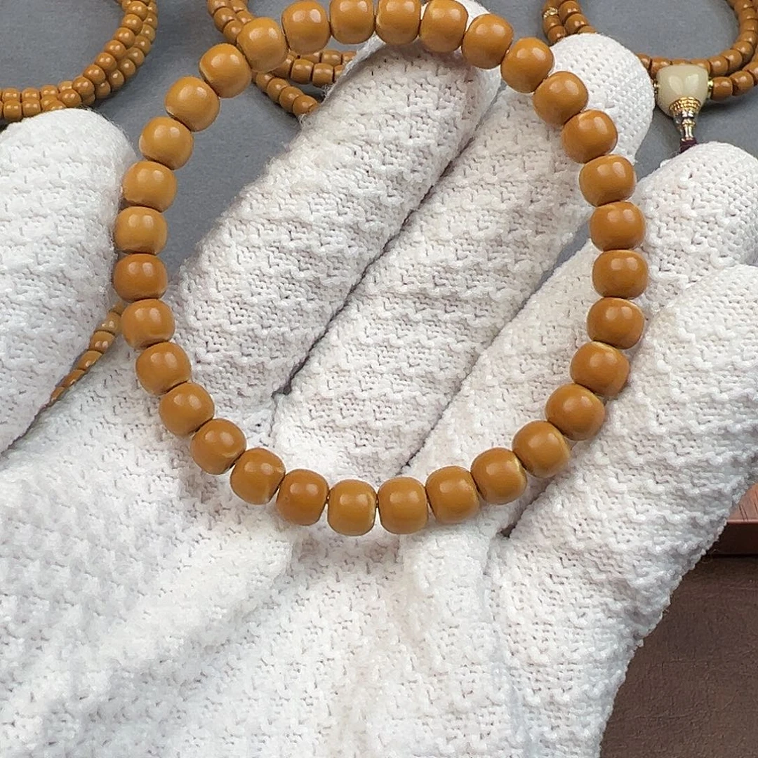 橄榄核手串/手链橄榄核尖老挝老型单圈7.3