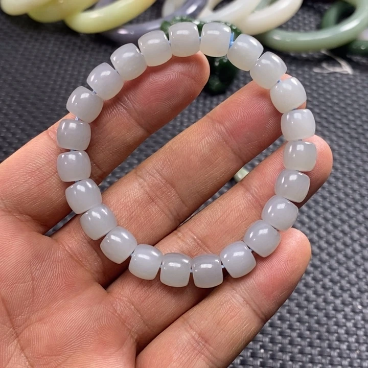 和田玉未镶嵌手链