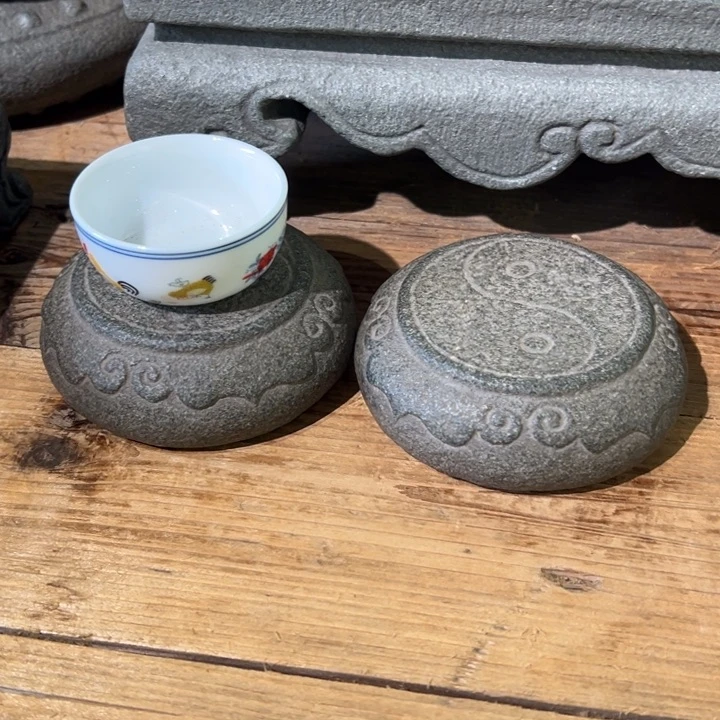 石材小*纽石鼓福建青石